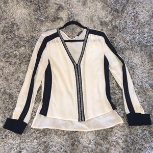 Sheer Blouse with beaded detail